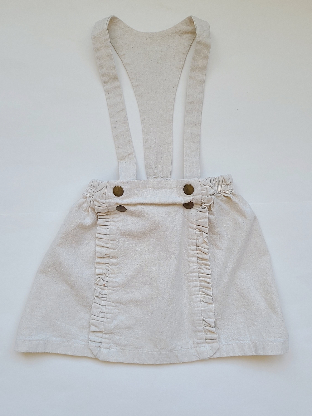 Linen Pinafore Dress